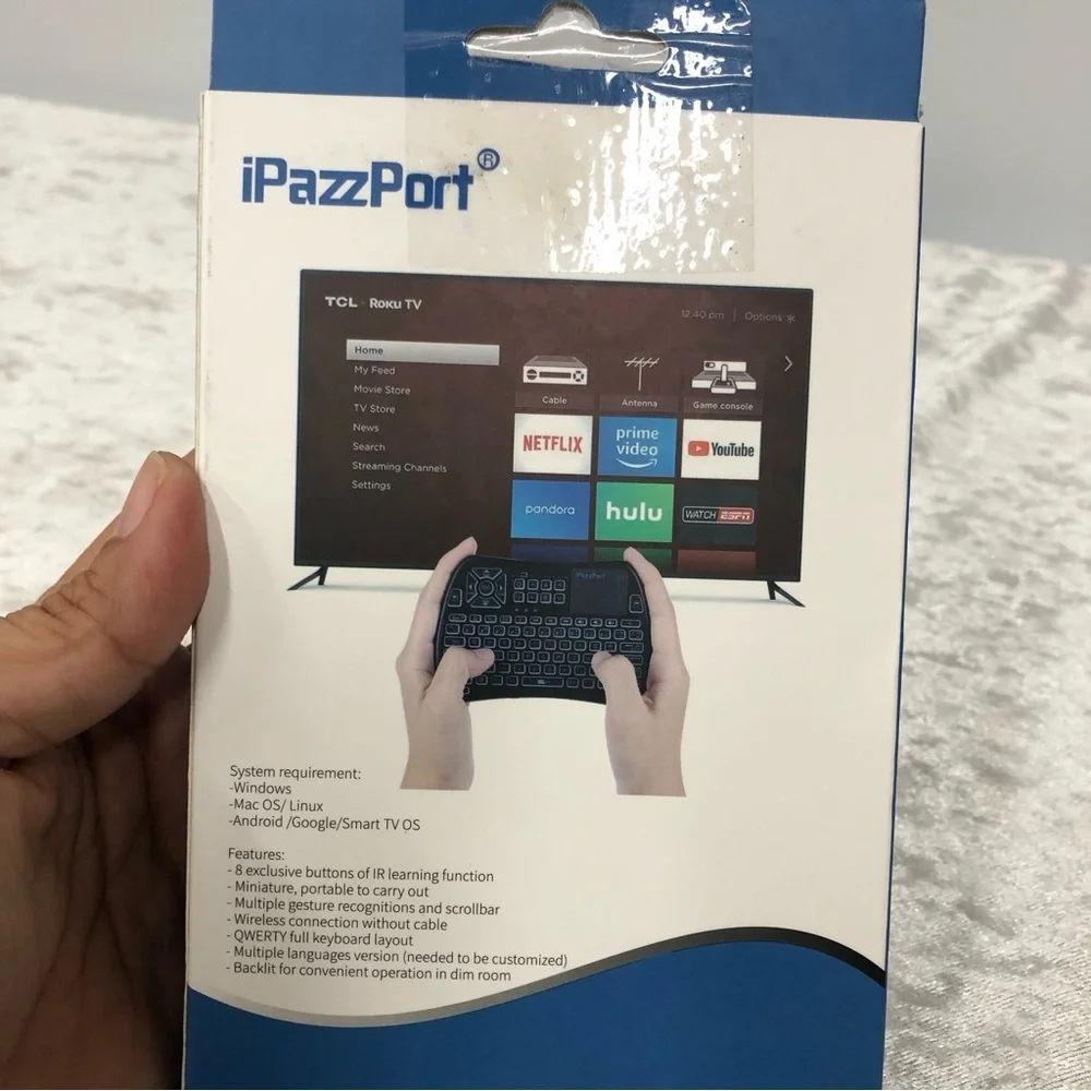 Ipazzport Mini wireless keyboard/touch pad